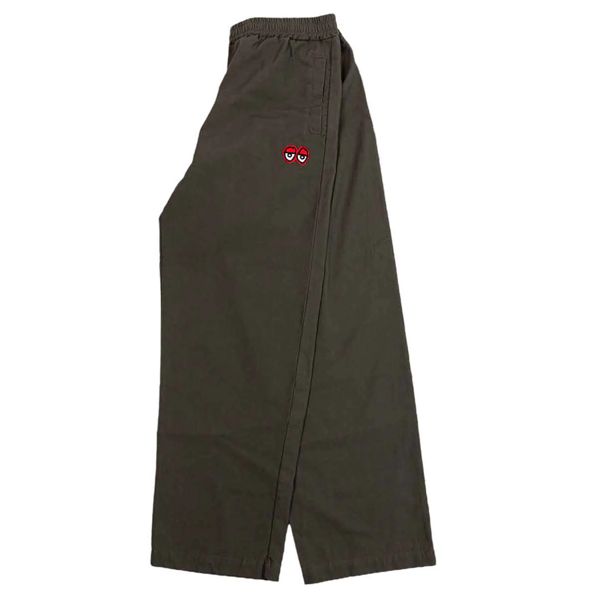 Krooked Eyes Pants - Olive/Red - Image 2