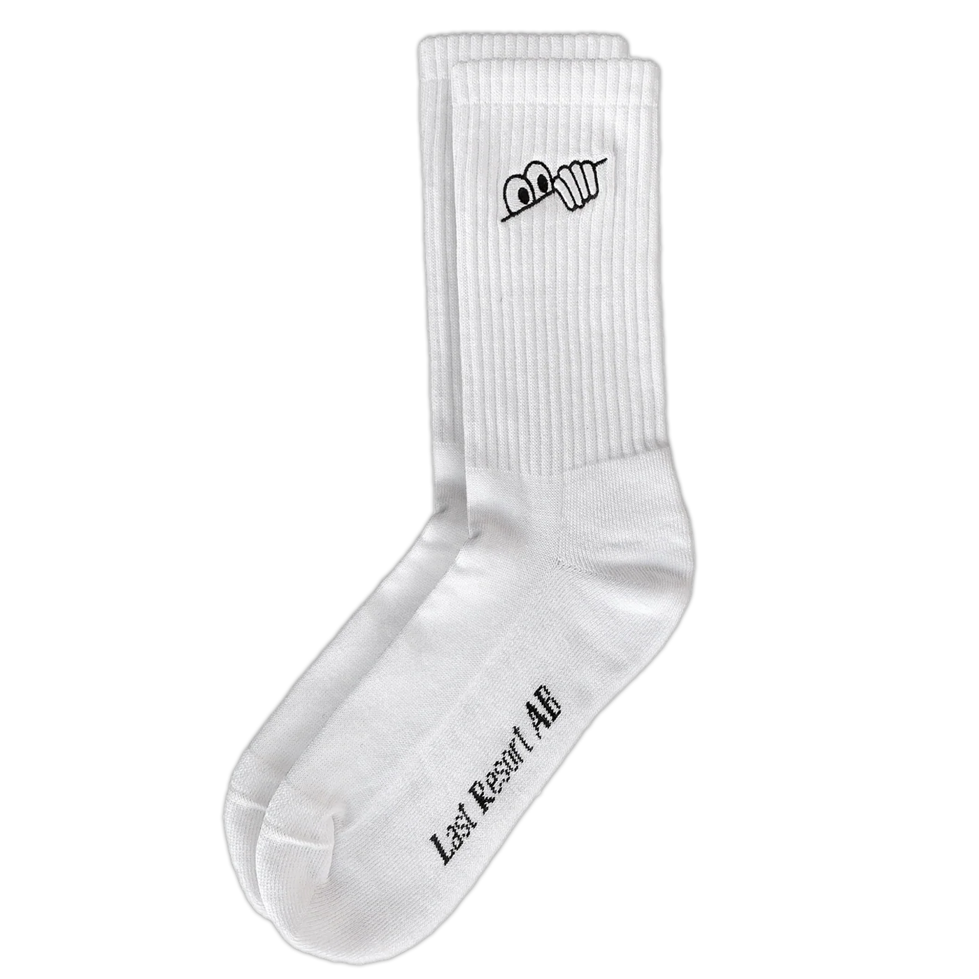 Last Resort AB Eyes Socks White - Medium