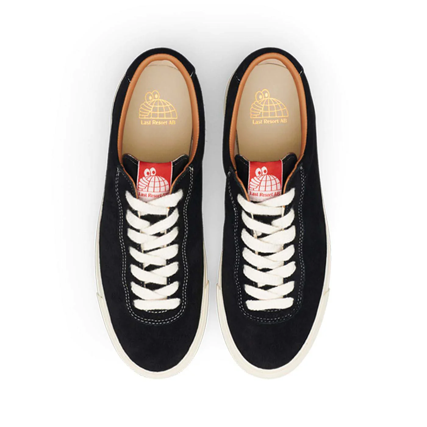 Last Resort AB VM001 Suede Lo Skate Shoes (Cloudy Cush Insoles) - Black / White - Image 3