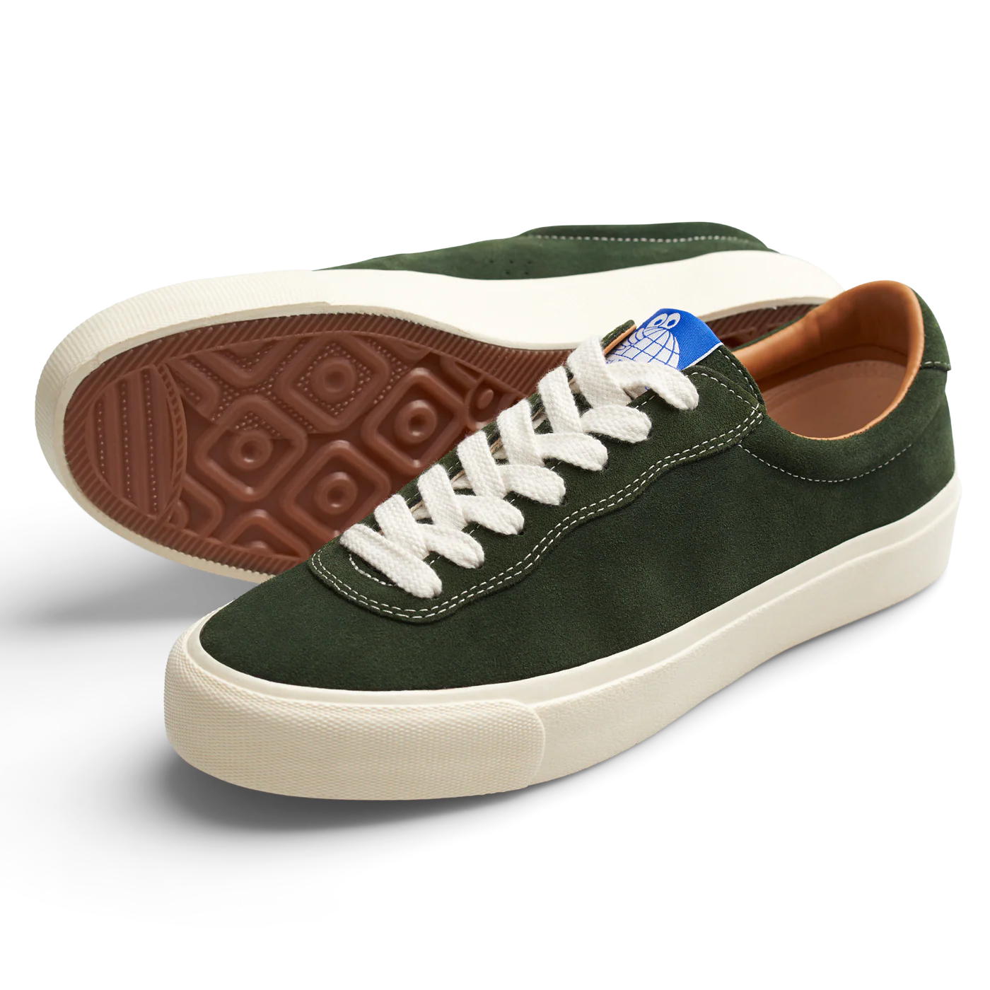 Last Resort VM001 Suede Lo Olive/White Skateboard Shoe - Image 2