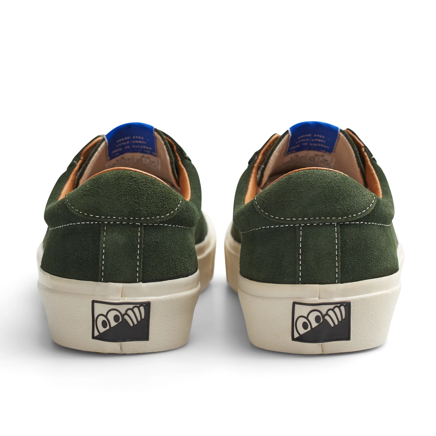Last Resort VM001 Suede Lo Olive/White Skateboard Shoe - Image 4