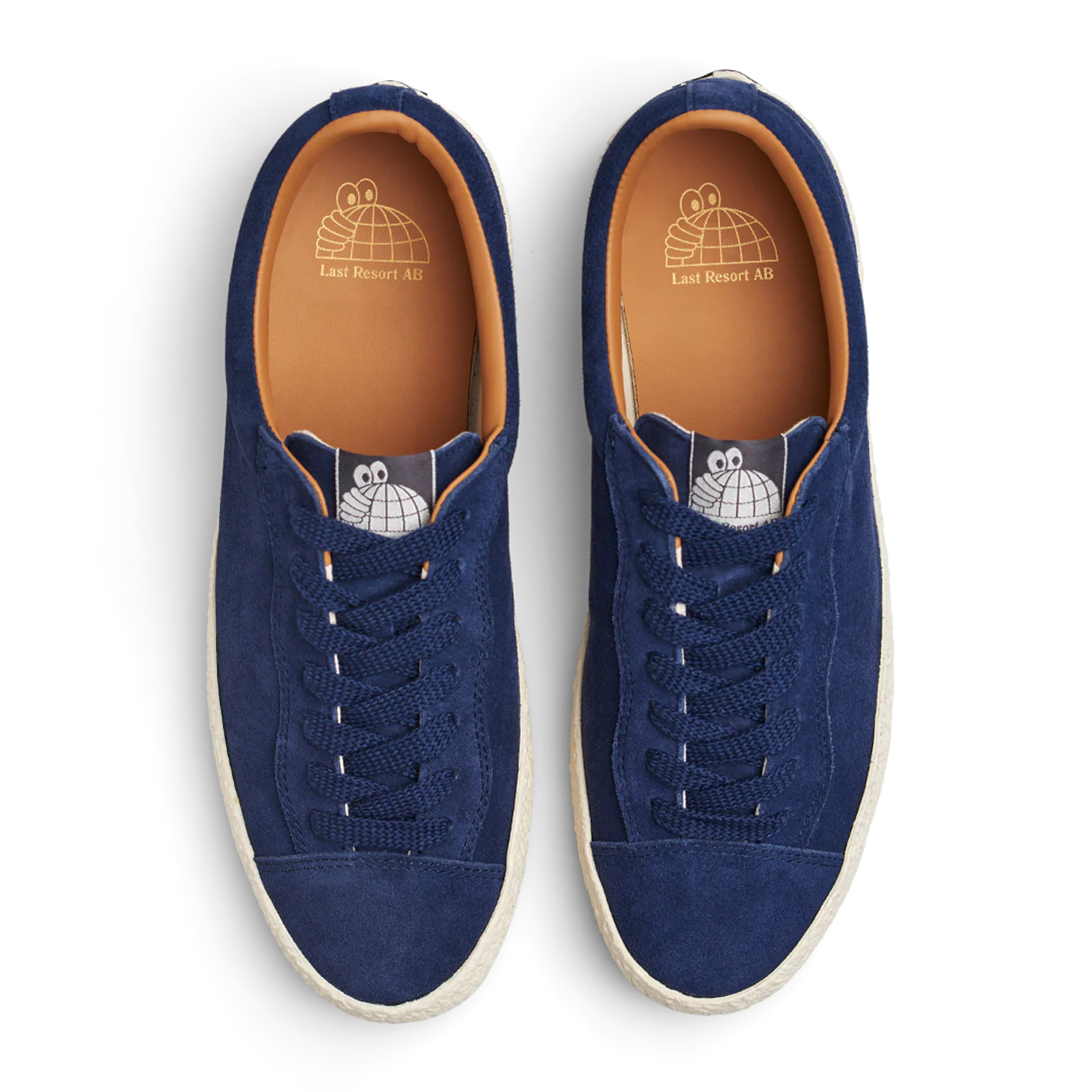 Last Resort VM002 Suede Lo Deep Blue/White Skateboard Shoe - Image 3