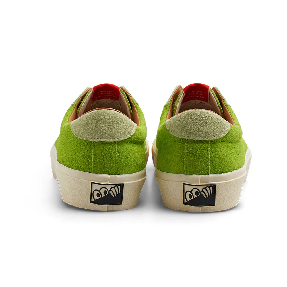 Last Resort AB VM004 Milic Suede Lo model Skate Shoes - Duo Green / White - Image 4
