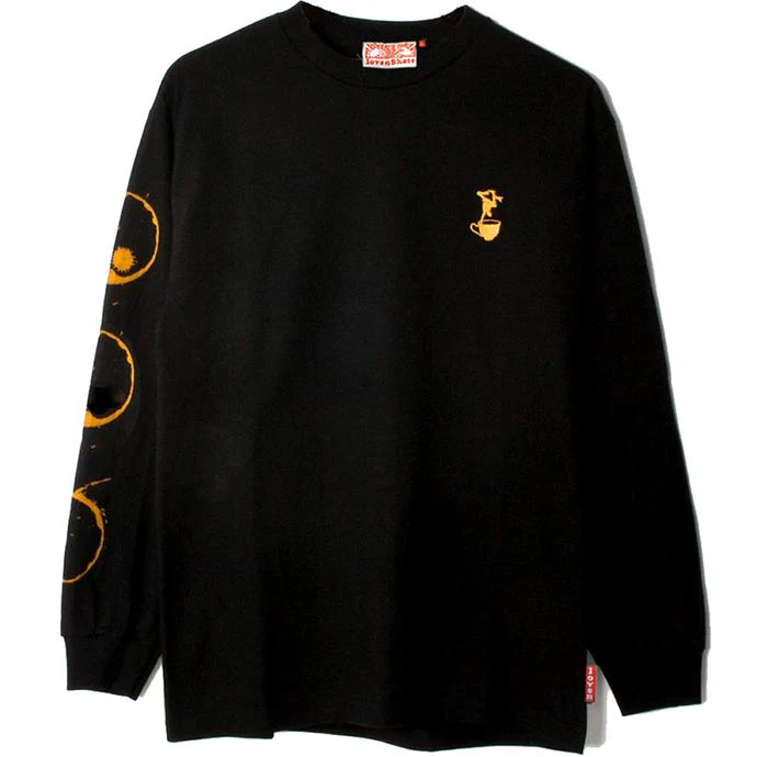 Lovenskate Drink Chai, Get Rad Longsleeve T-Shirt - Black