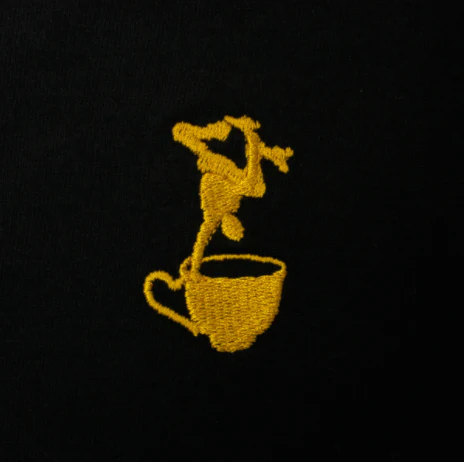 Lovenskate Drink Chai, Get Rad Longsleeve T-Shirt - Black - Image 5