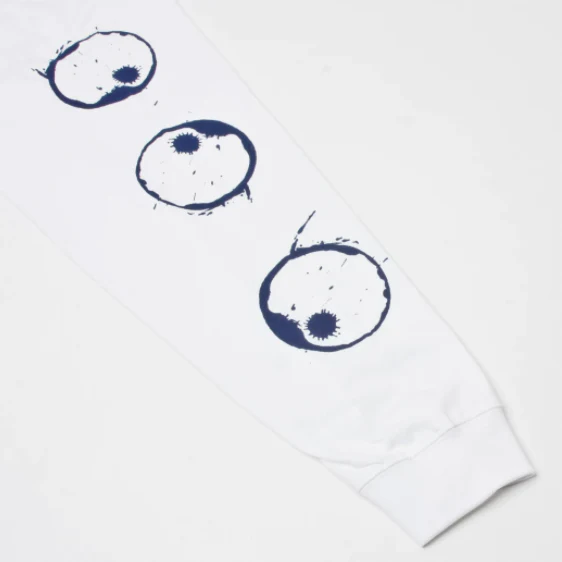 Lovenskate Drink Tea, Get Rad Longsleeve T-Shirt - White - Image 3