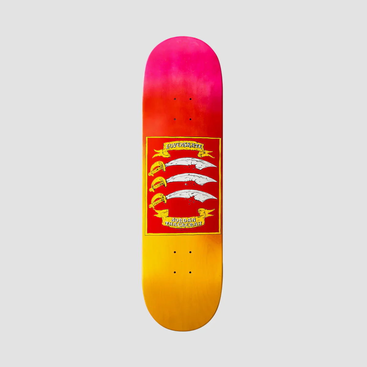 Lovenskate Jordan Thackeray 3 Seaxes Skateboard Deck - 8.5