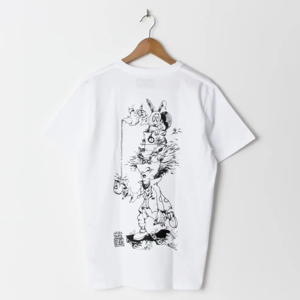 Lovenskate Mad Hatter T-Shirt - White