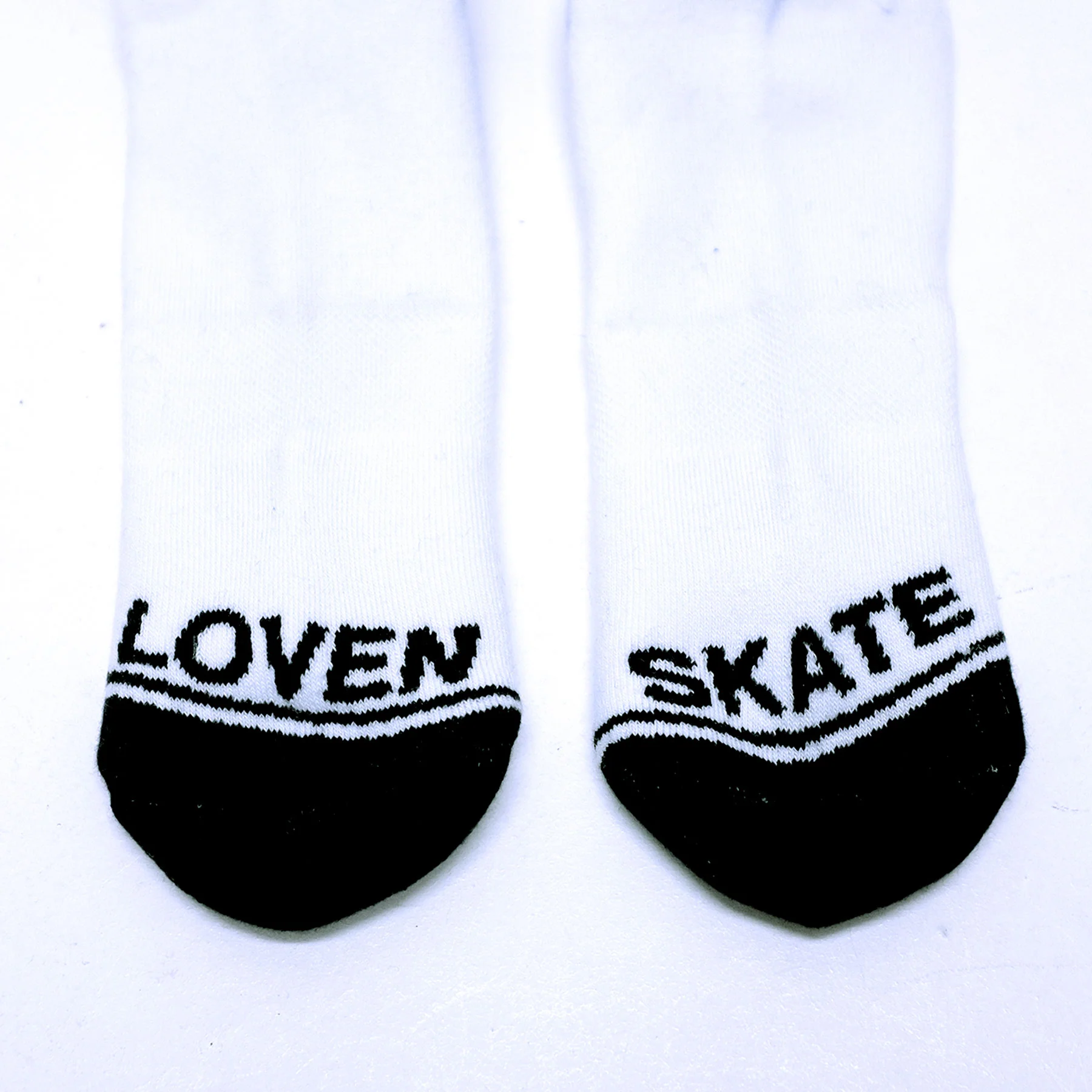 Lovenskate Slacker Socks - White - Image 3
