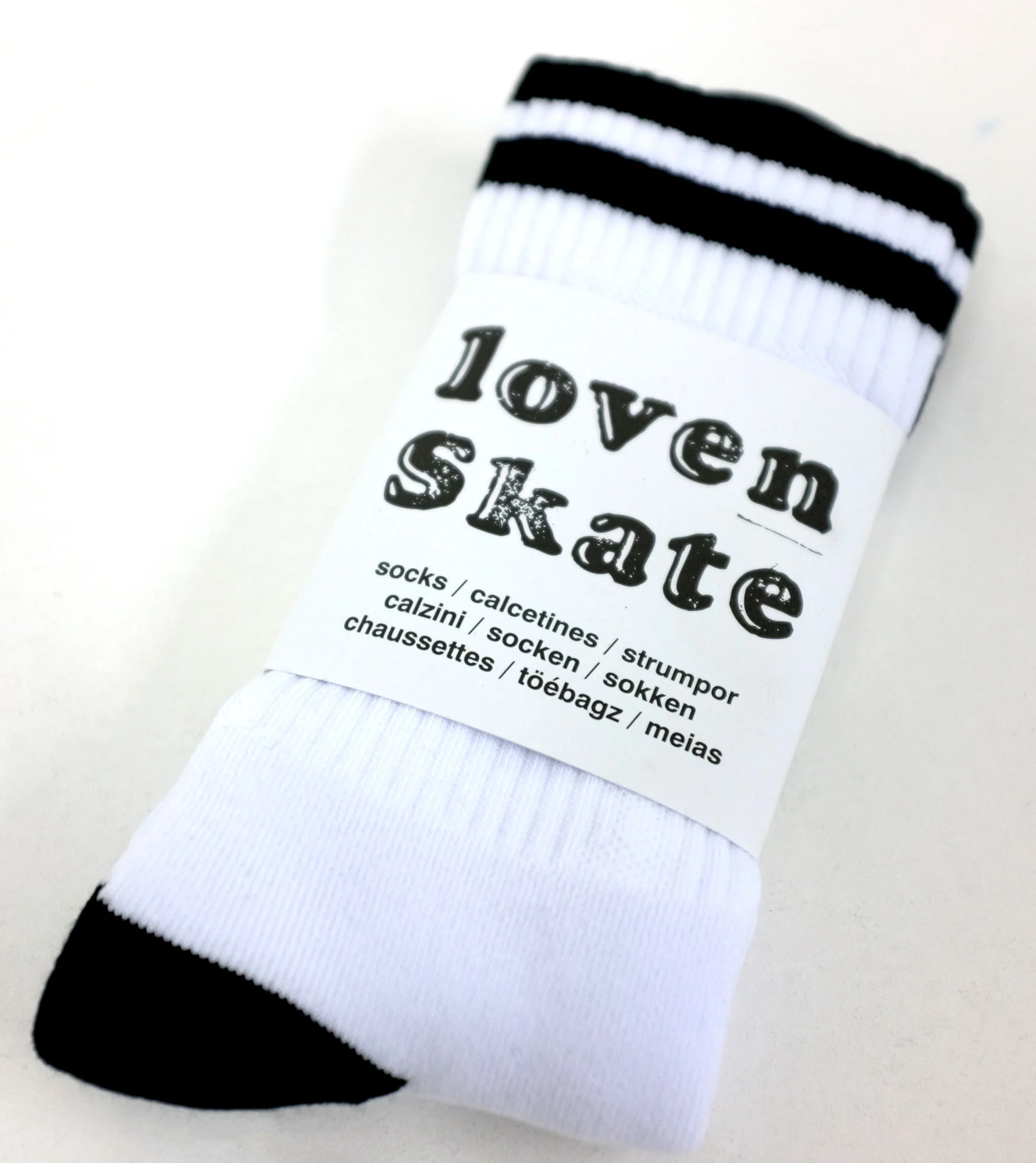 Lovenskate Slacker Socks - White - Image 5