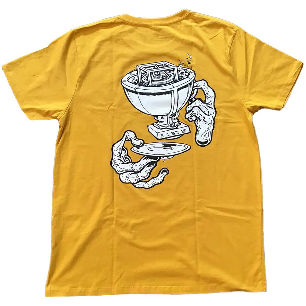 Lovenskate Unknown Unknowns T-Shirt - Mustard - Image 2
