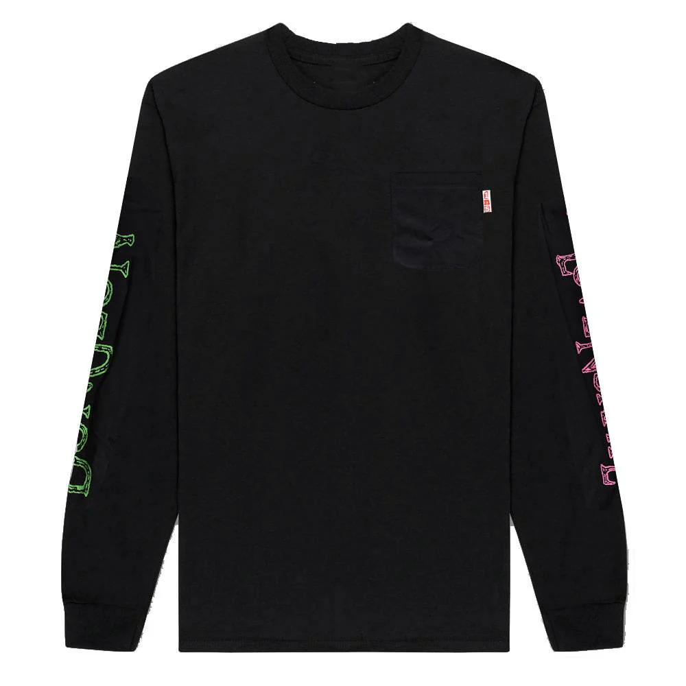 Lovenskate X Dungeon Long Sleeve T-Shirt - Black - Image 2