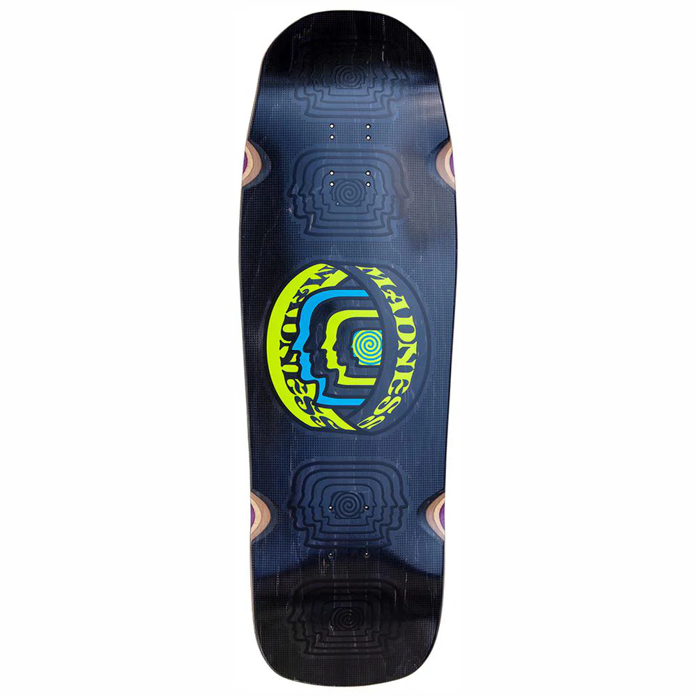 Madness Skateboards Head Blunt Black R7 Skateboard Deck - 10.00