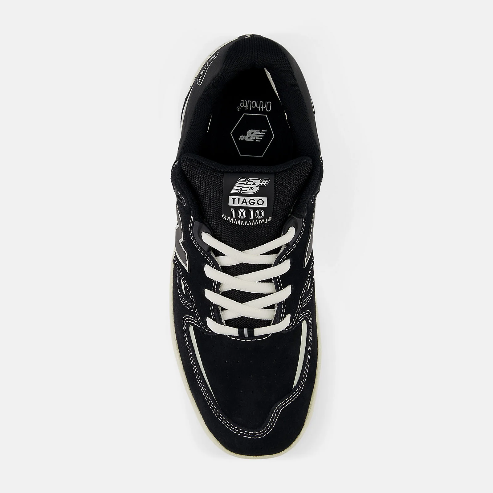 New Balance Numeric 1010 Tiago Lemos Skateboard Shoe - Black / Sea Salt - Image 4