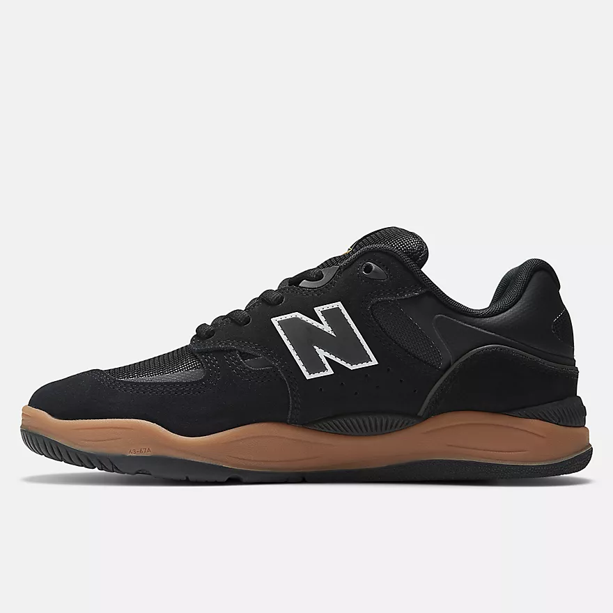 New Balance Numeric 1010 Tiago Lemos Skateboard Shoe - Black With White - Image 3