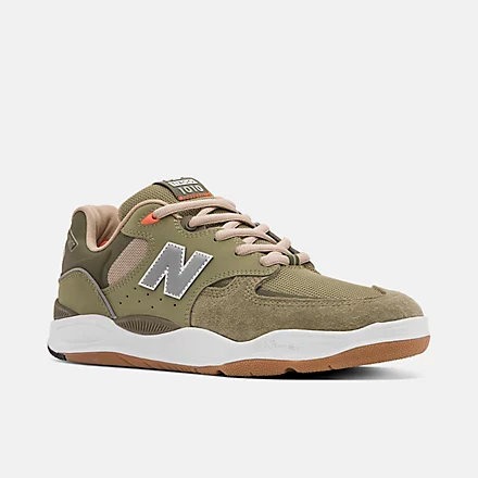 New Balance Numeric 1010 Tiago Lemos Skateboard Shoe - Grey/Yellow - Image 4