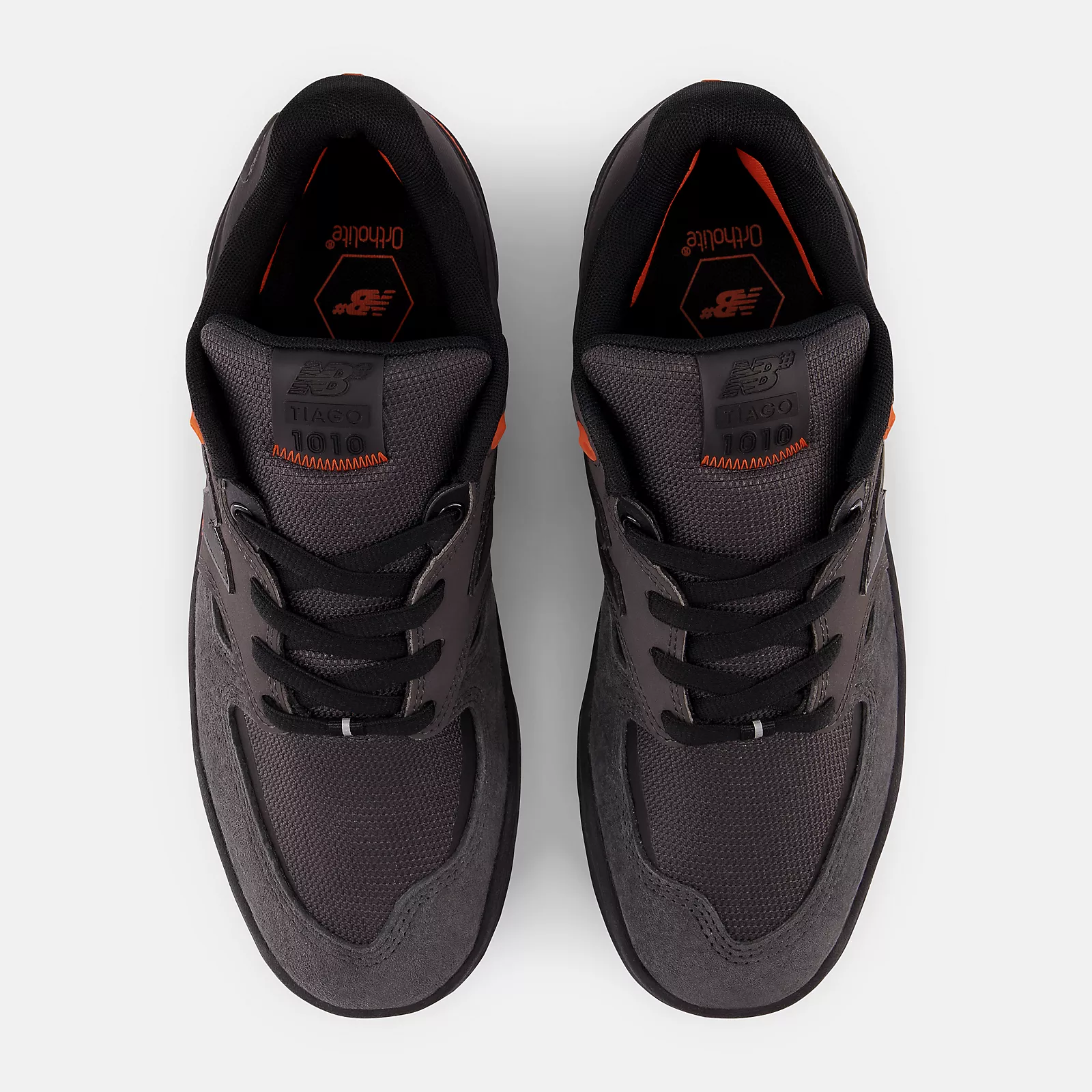 New Balance Numeric 1010 Tiago Lemos Skateboard Shoe - Phantom/Orange - Image 3