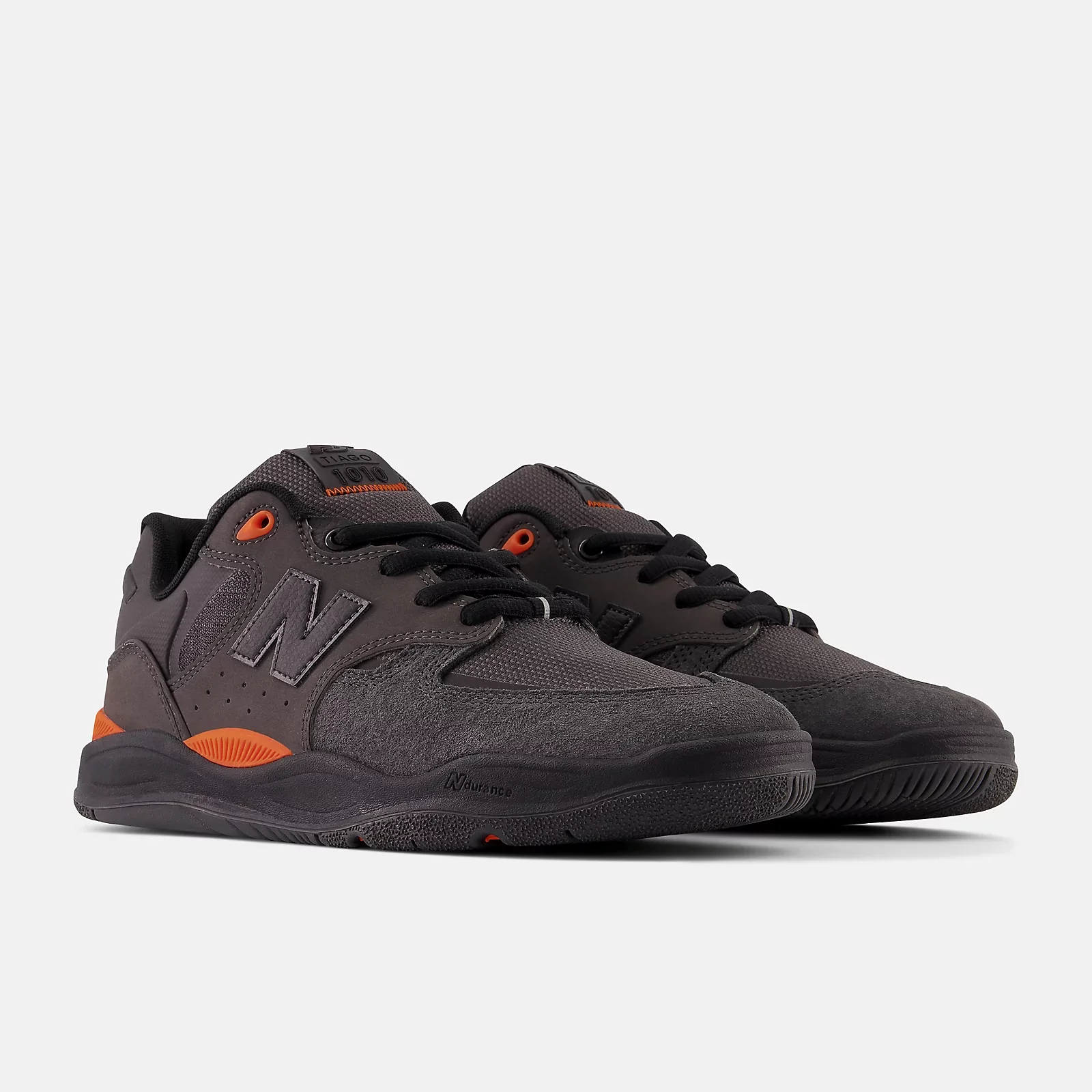 New Balance Numeric 1010 Tiago Lemos Skateboard Shoe - Phantom/Orange - Image 4
