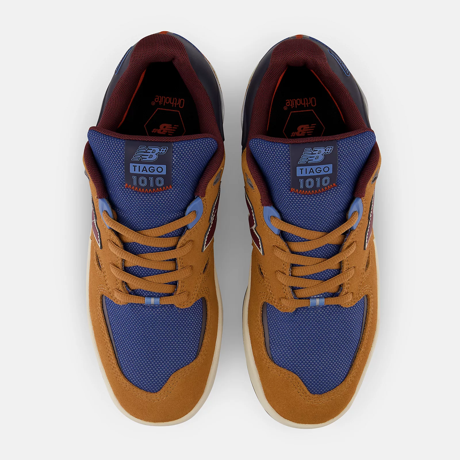 New Balance Numeric 1010 Tiago Lemos Skateboard Shoe - Tan/Navy - Image 4