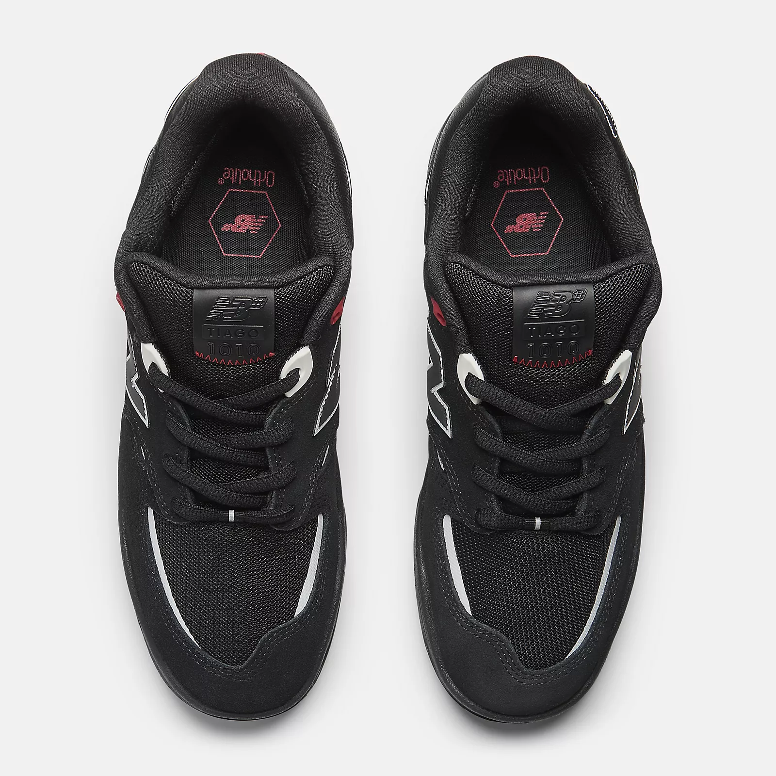 New Balance Numeric 1010 Tiago Lemos Skateboard Shoes - Black With White - Image 4