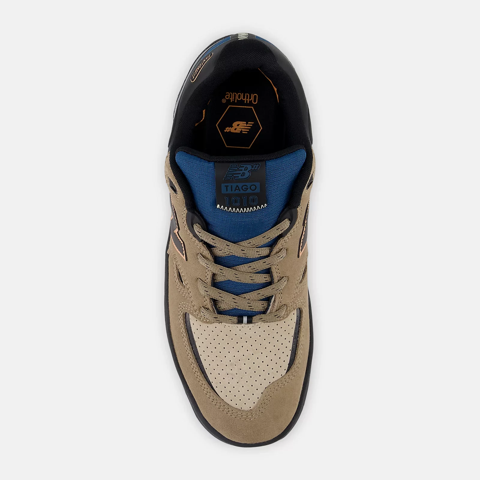New Balance Numeric 1010 Tiago Lemos Skateboard Shoes - Mushroom With Black - Image 4