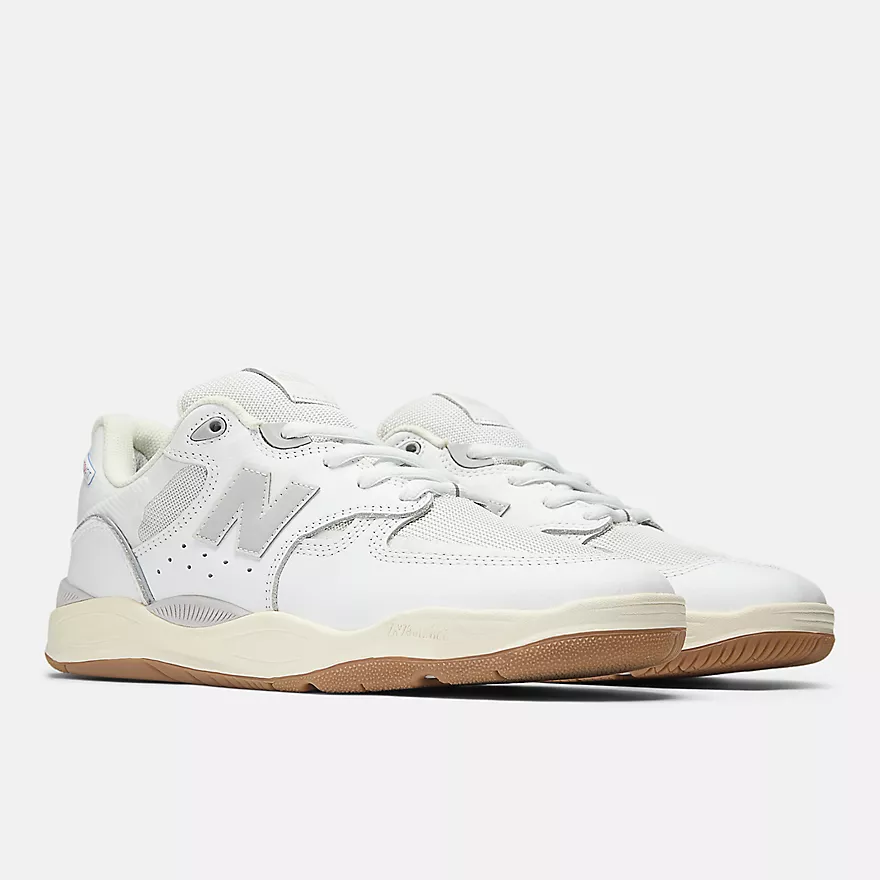 New Balance Numeric 1010 Tiago Lemos Skateboard Shoes - White With Grey - Image 2