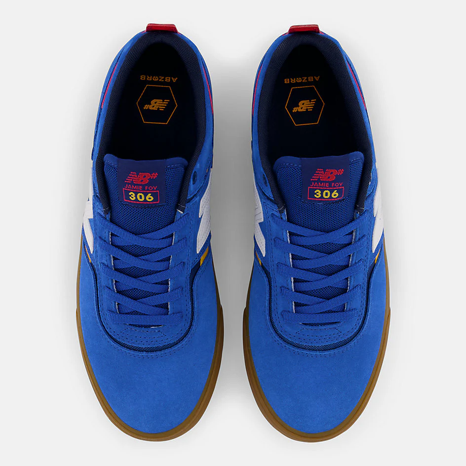 New Balance Numeric 306 Jamie Foy Skateboard Shoe - Blue/Yellow - Image 2