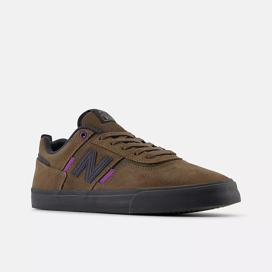 New Balance Numeric 306 Jamie Foy Skateboard Shoe - Brown With Purple - Image 2
