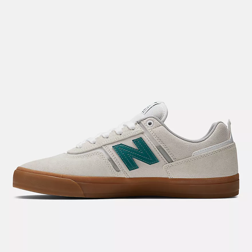 New Balance Numeric 306 Jamie Foy Skateboard Shoes - Sea Salt With Green - Image 2