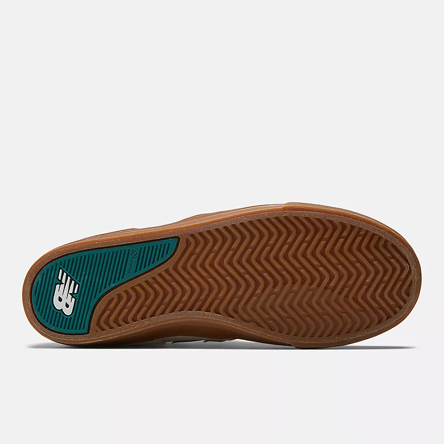 New Balance Numeric 306 Jamie Foy Skateboard Shoes - Sea Salt With Green - Image 6