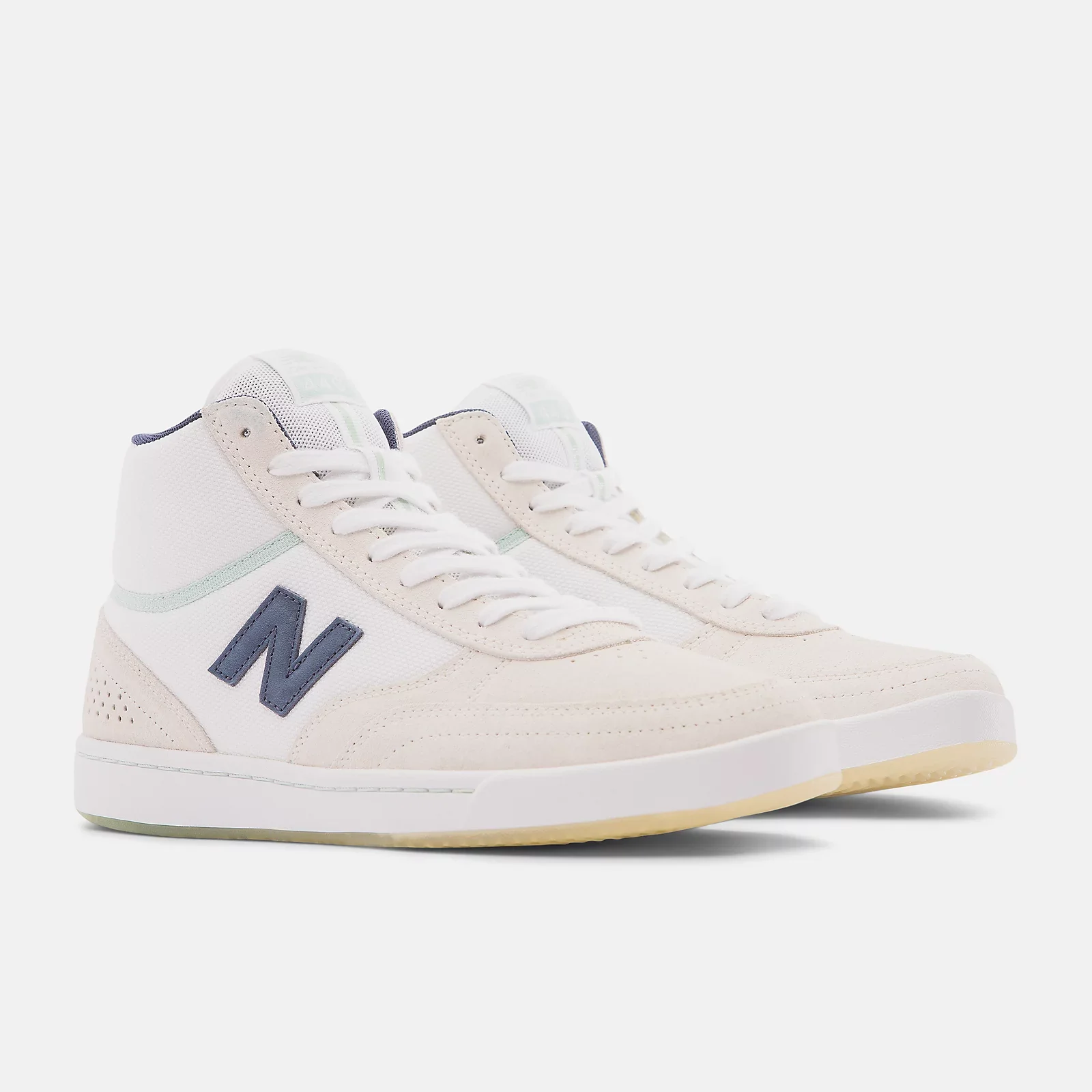 New Balance Numeric 440 Hi Tom Knox Edition Skate Shoes - White/Navy - Image 2