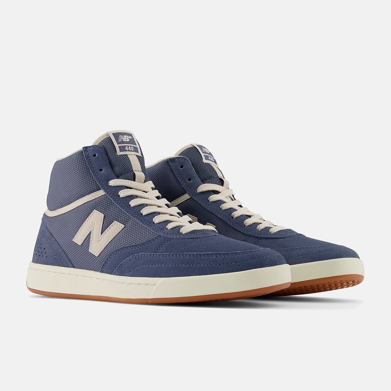 New Balance Numeric 440 High Skateboard Shoes - Navy/White - Image 4