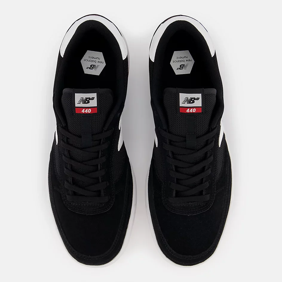 New Balance Numeric 440 Skateboard Shoes - Black / White - Image 3