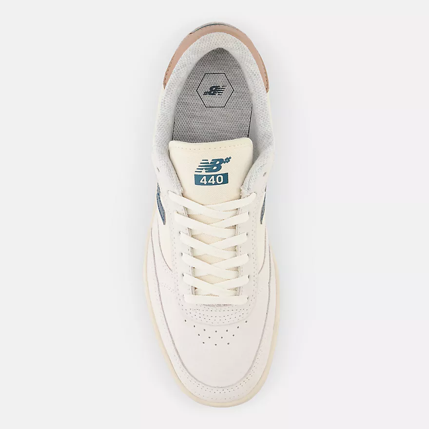 New Balance Numeric 440 Skateboard Shoes - Sea Salt / Teal - Image 4