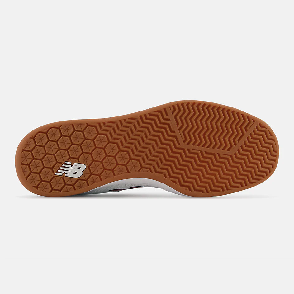 New Balance Numeric 440 Skateboard Shoes - White/Burgundy - Image 4