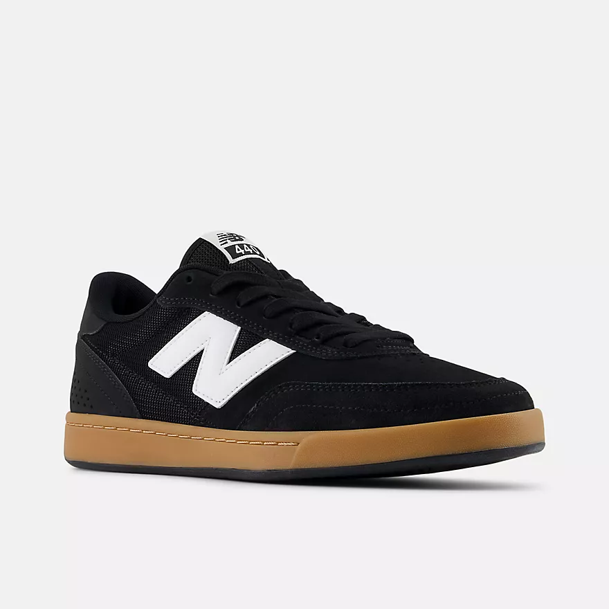 New Balance Numeric 440 V2 Skate Shoes - Black White Gum - Image 2