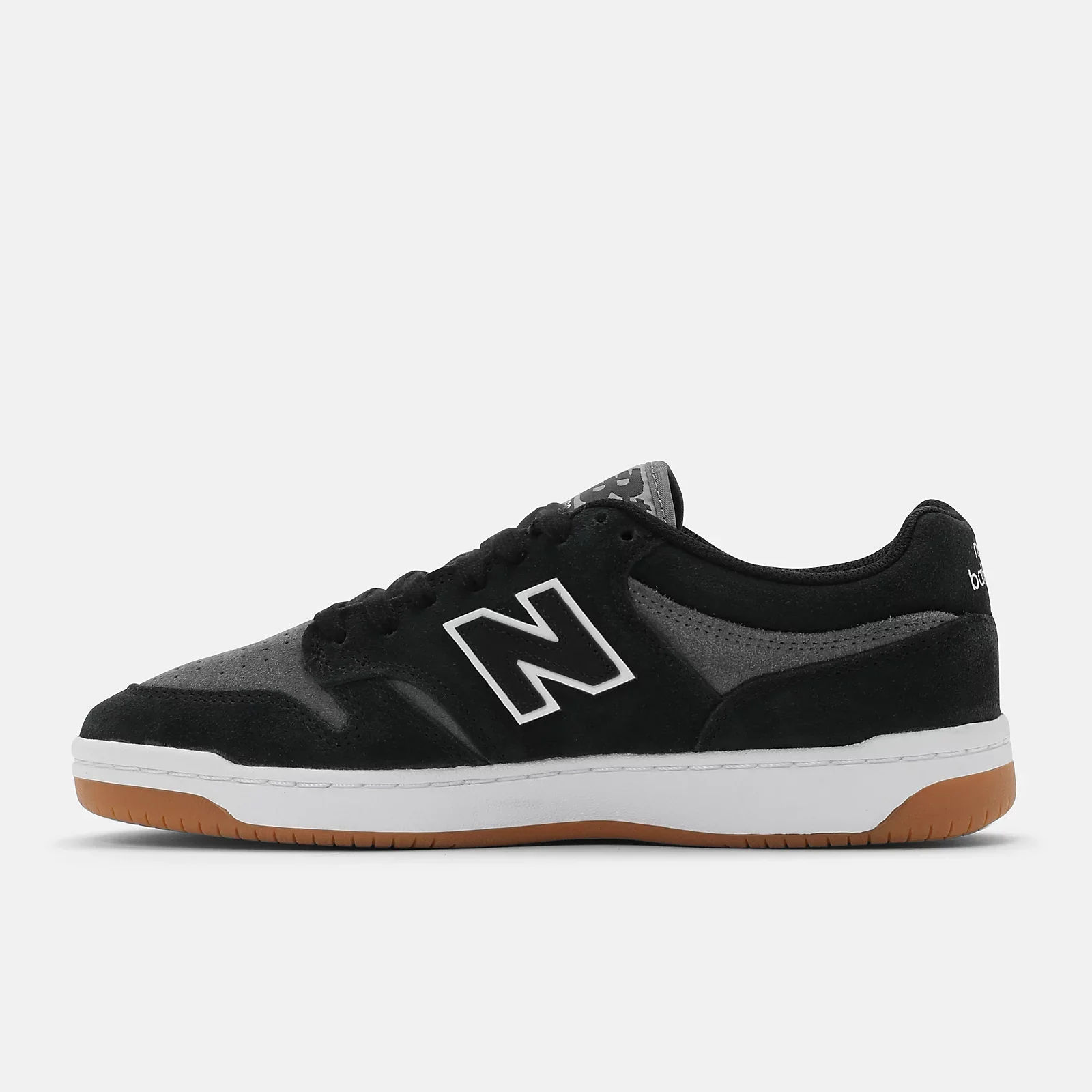 New Balance Numeric 480 Skateboard Shoes - Black With Grey - Image 3