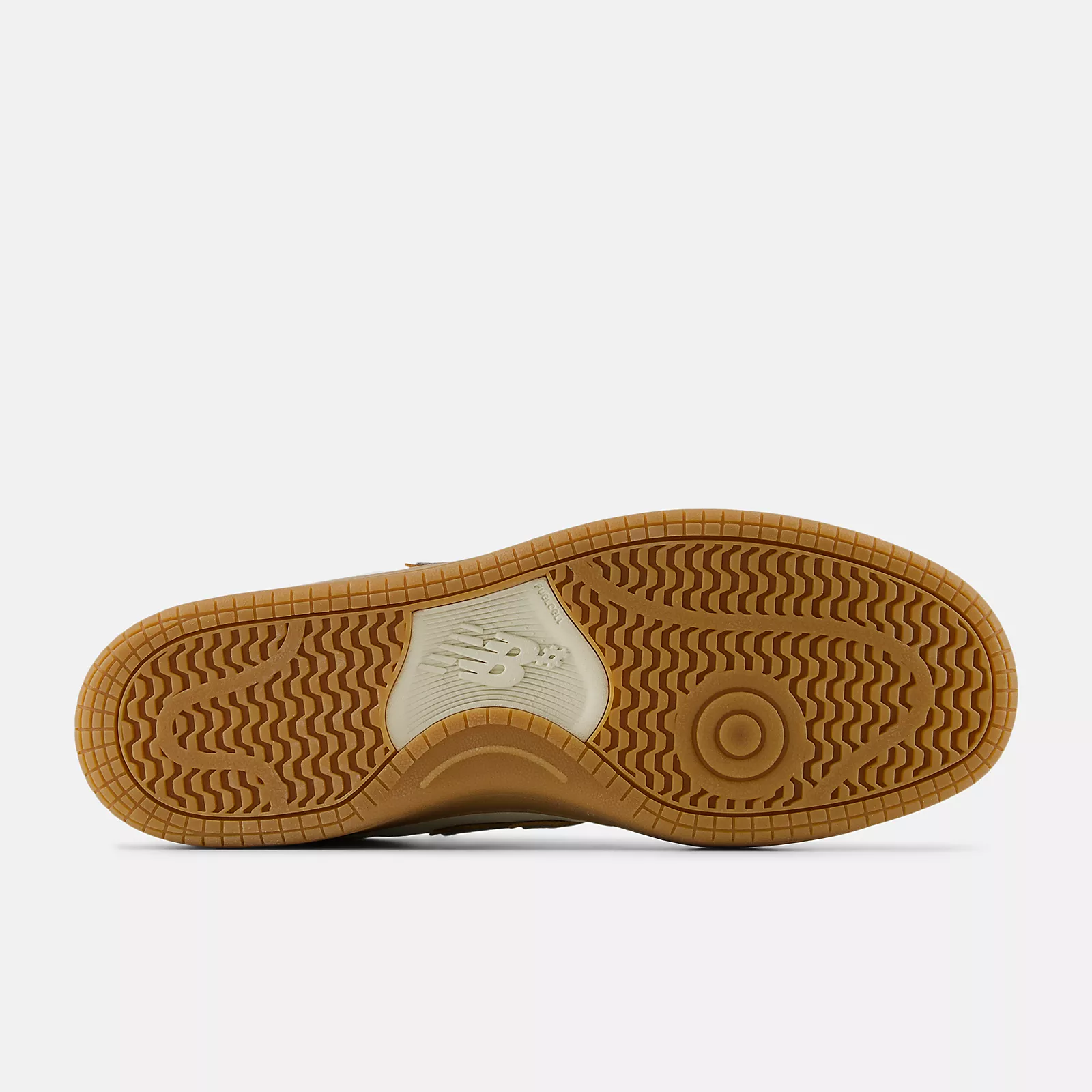 New Balance Numeric 480 Andrew Reynolds Skateboard Shoes - Sea Salt With Brown - Image 6