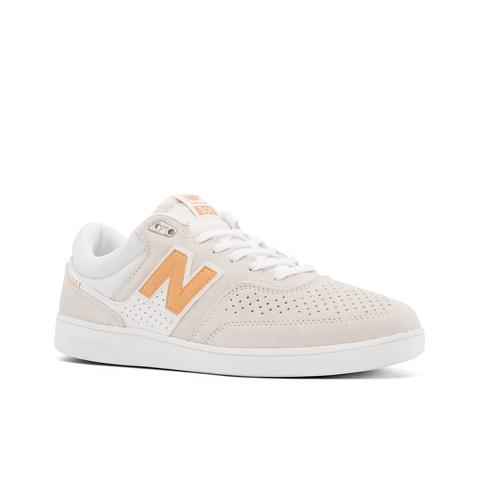 New Balance Numeric 508 Brandon Westgate Skateboard Shoe - White / Tan - Image 4