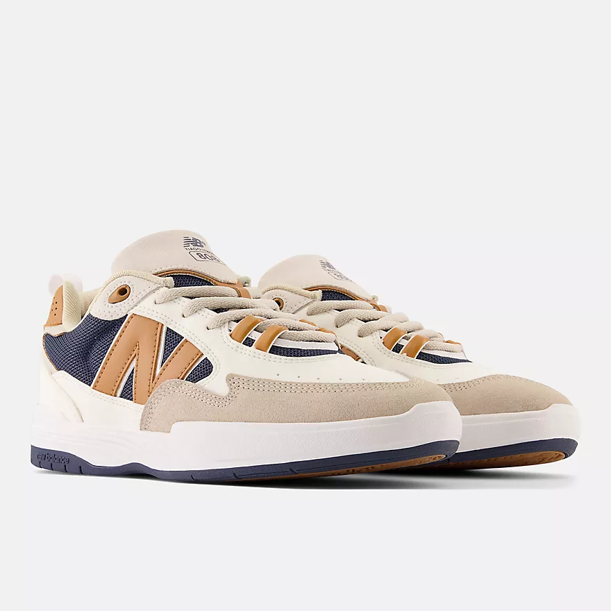 New Balance Numeric 808 Tiago Lemos Skateboard Shoe - Sea Salt / Tan - Image 2