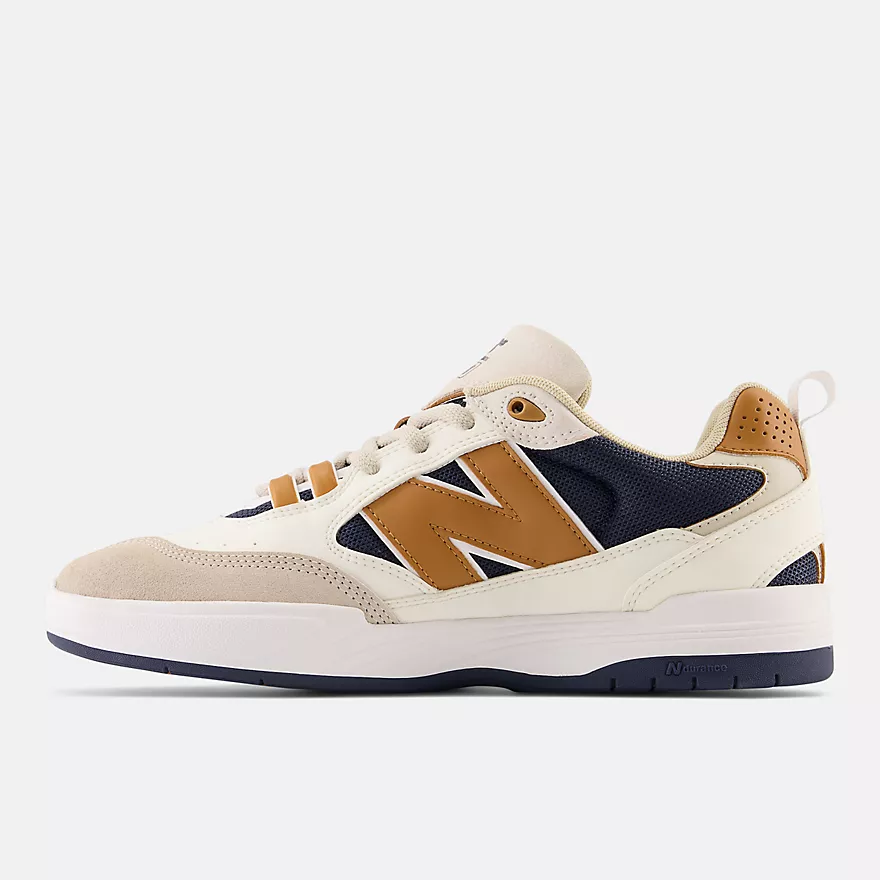 New Balance Numeric 808 Tiago Lemos Skateboard Shoe - Sea Salt / Tan - Image 3