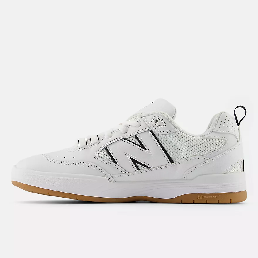 New Balance Numeric 808 Tiago Lemos Skateboard Shoe - White With Black - Image 3