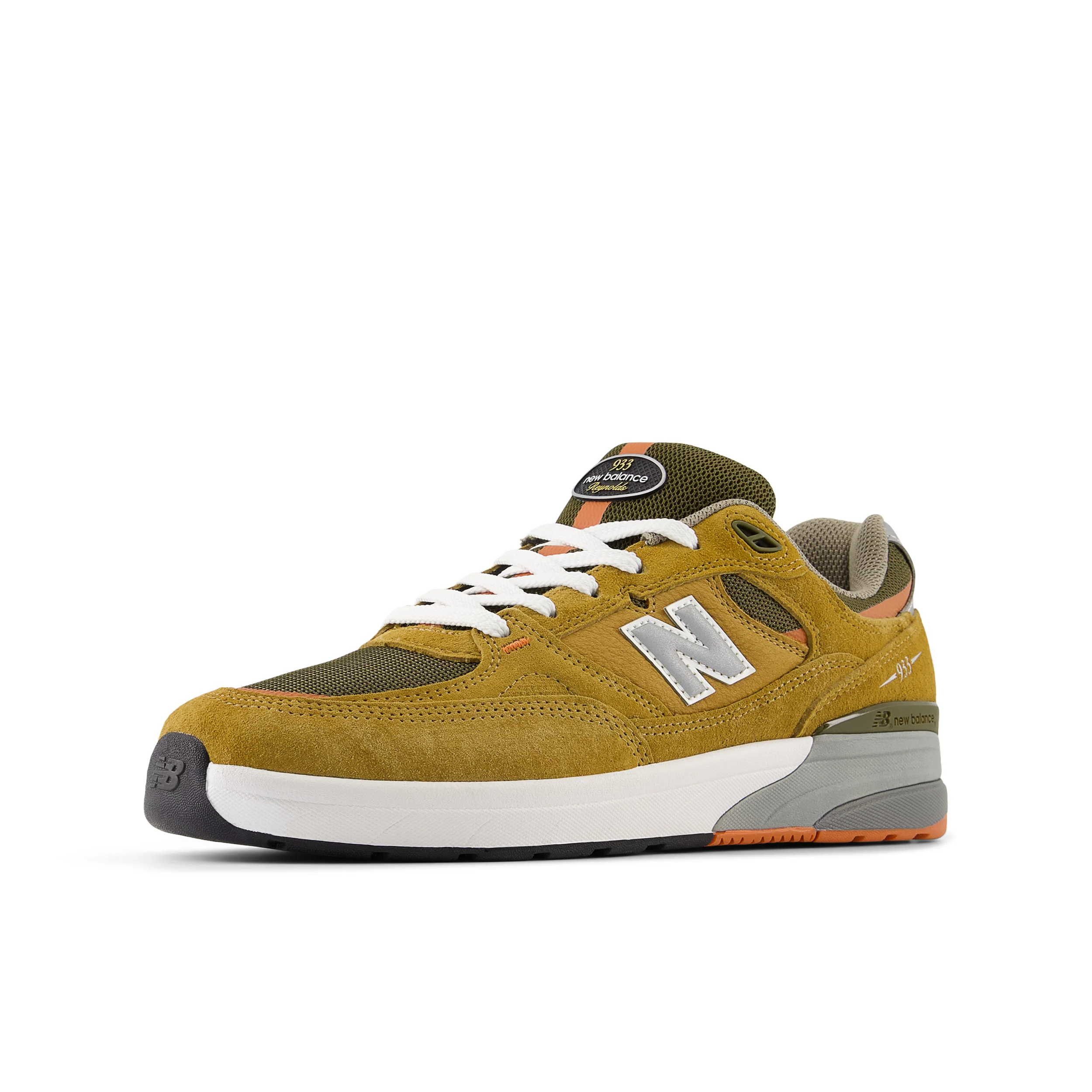 New Balance Numeric 933 Andrew Reynolds Skateboard Shoes - Camel With Dark Brown - Image 8