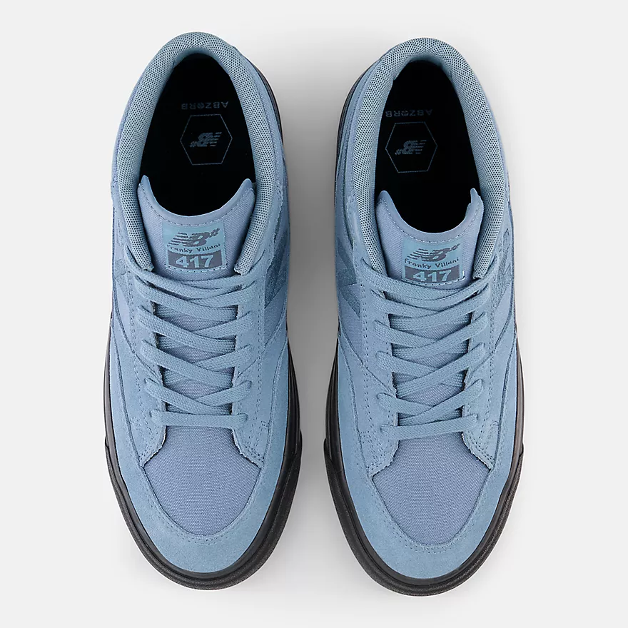 New Balance Numeric Franky Villani 417 Skateboard Shoes - Mercury Blue / Black - Image 3