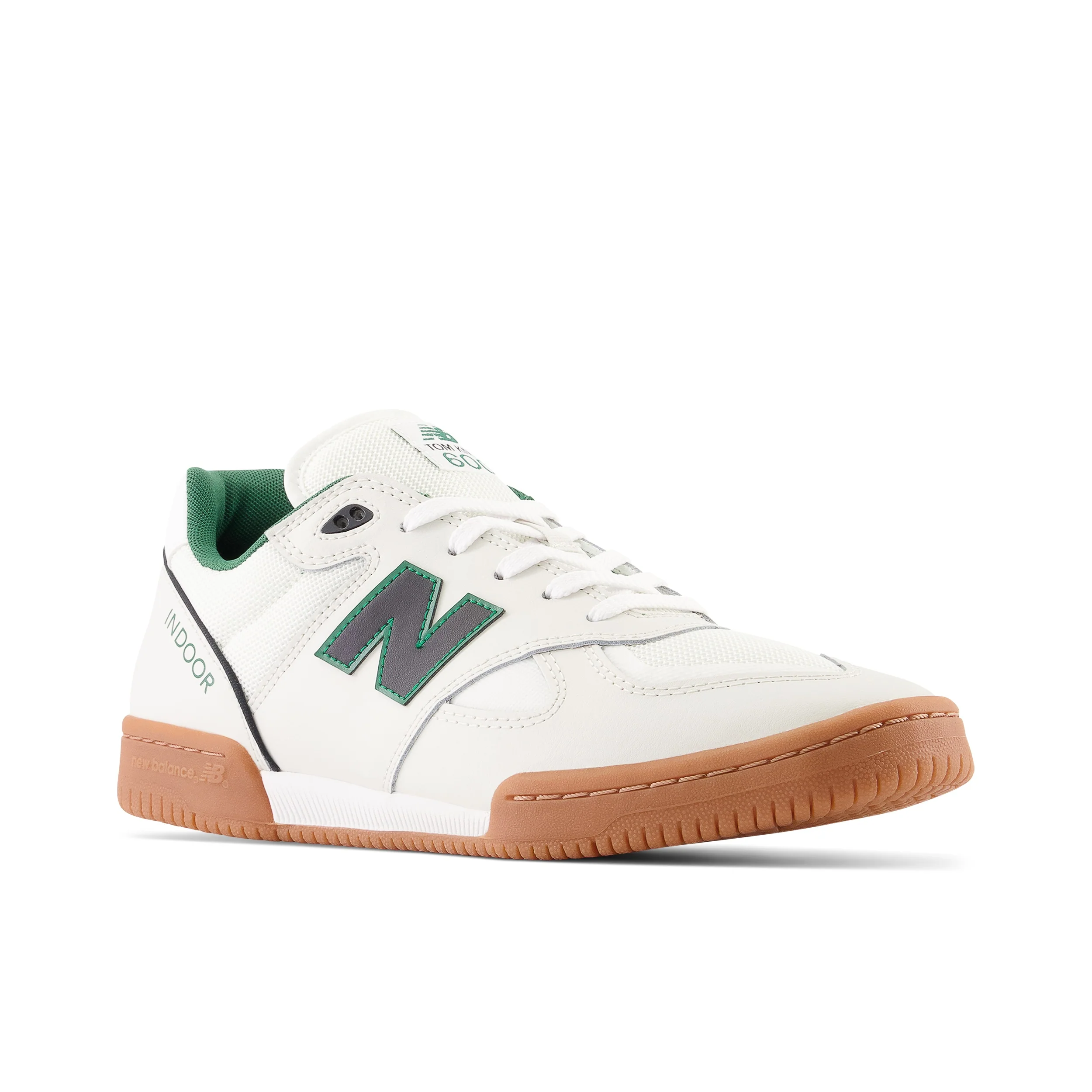 New Balance Numeric NM600 Tom Knox Skateboard Shoes - White / Green - Image 4