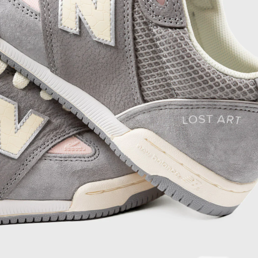 New Balance Numeric Tom Knox 600 X Lost Art Skateboard Shoes - Sea Salt / Grey - Image 3