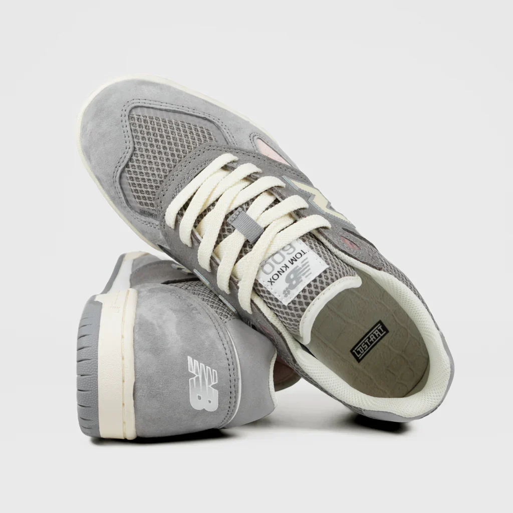 New Balance Numeric Tom Knox 600 X Lost Art Skateboard Shoes - Sea Salt / Grey - Image 5