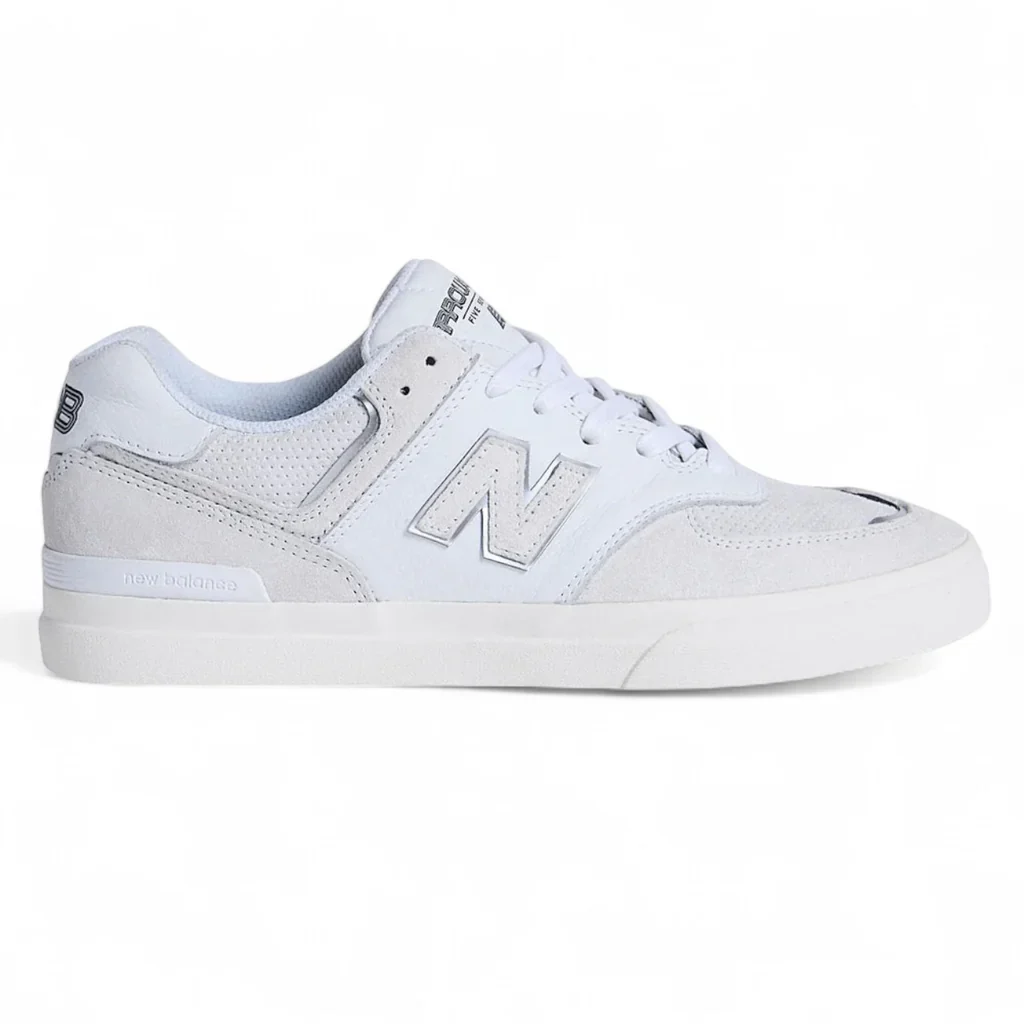 New Balance Numeric X Arrow & Beast 574 Skate Shoes - White / White