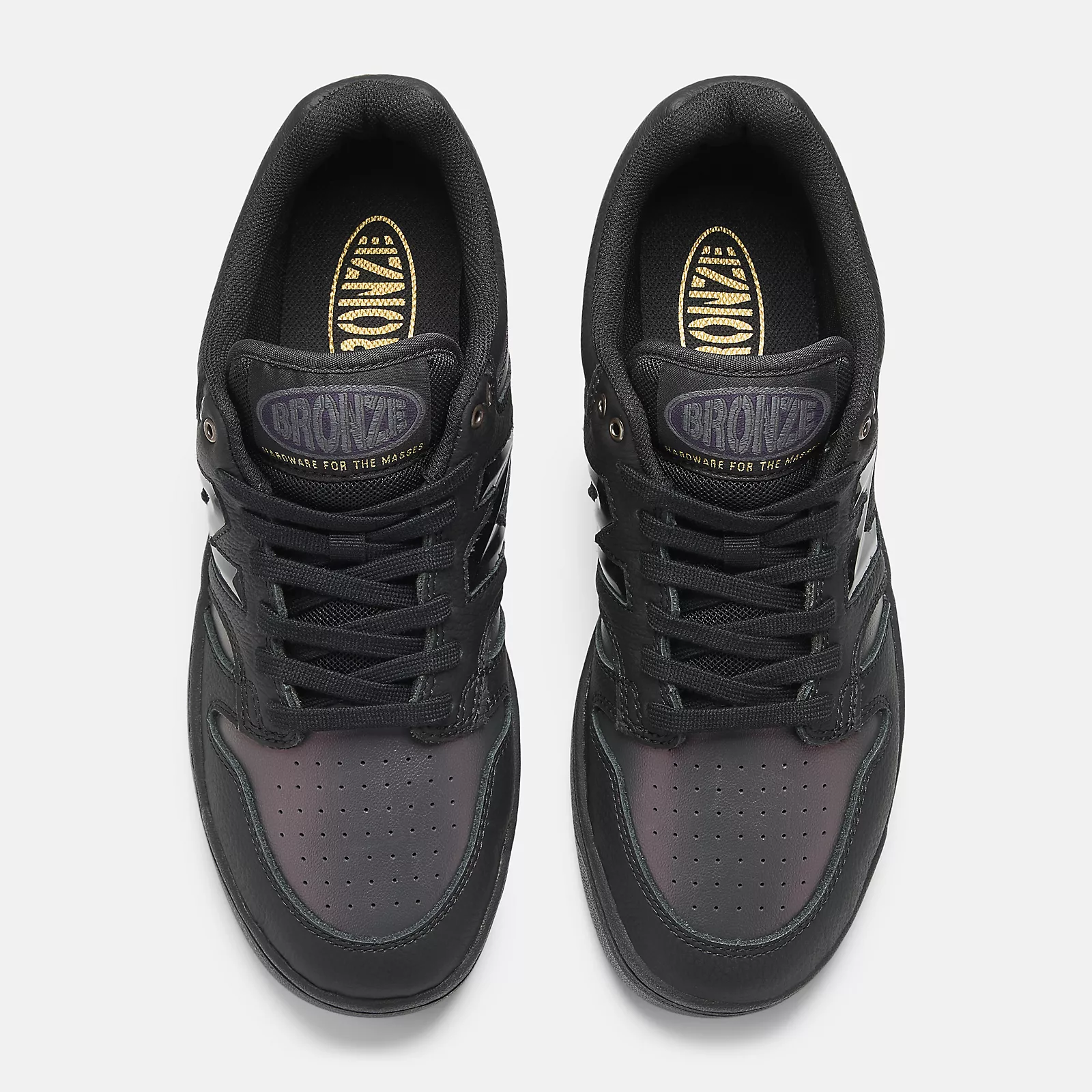 New Balance Numeric X Bronze 56K 480 Skateboard Shoes - Black - Image 4