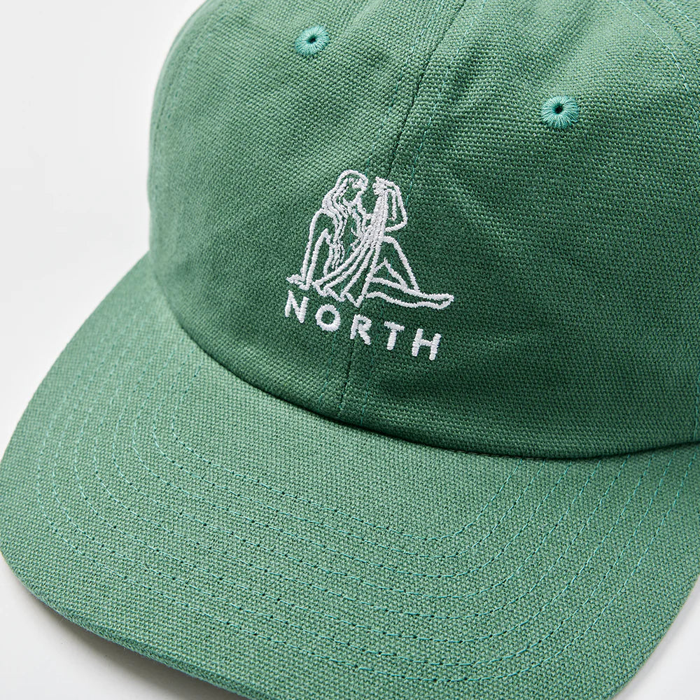 North Skate Mag Zodiac Logo Canvas Cap - Green - Image 2